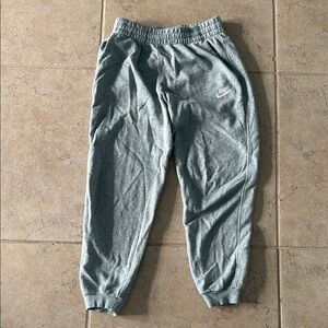 Nike Gray Club Fleece Joggers- Elastic Waistband Joggers